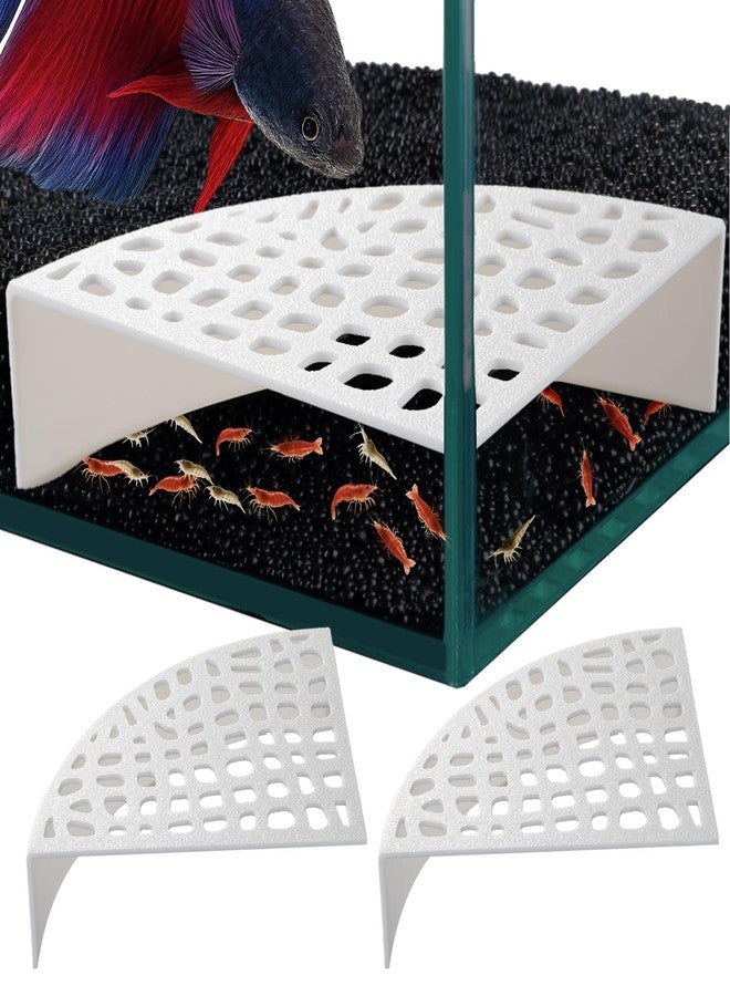 HERPDEN 2-Pack Aquarium Shrimp Shelter Hide, 5.5x4x1.3 inches, Multi-Sized Holes for Cherry and Dwarf Shrimp - Image 1